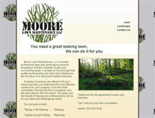 Tablet Screenshot of moorelawn.com